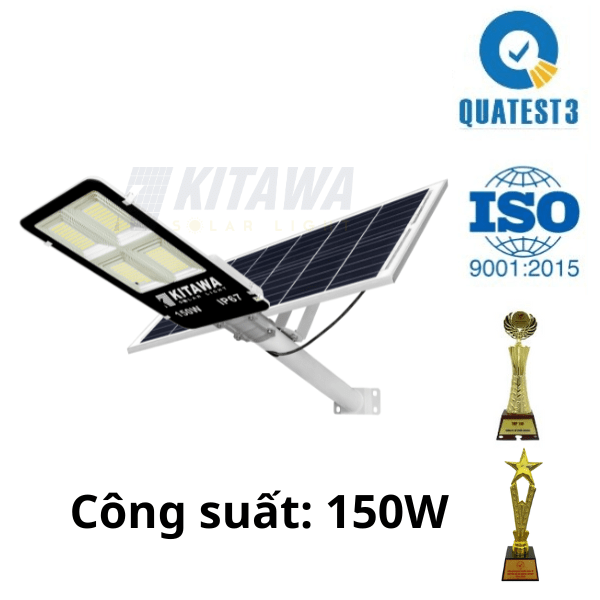 BC1150 Đèn Đường Năng Lượng Mặt Trời KITAWA Solar Light 150W 