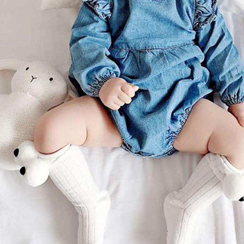 Vớ Cotton Cổ Cao Dễ Thương Cho Bé Sơ Sinh