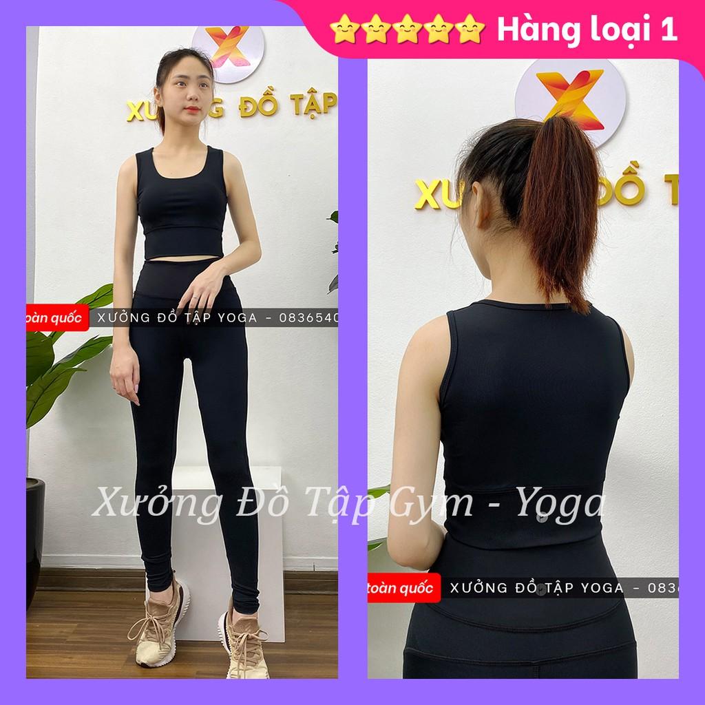 Cam kết ảnh thật 100% SET TẬP Yoga, Gym, Aerobic - Bộ tập yoga nữ lưng kín