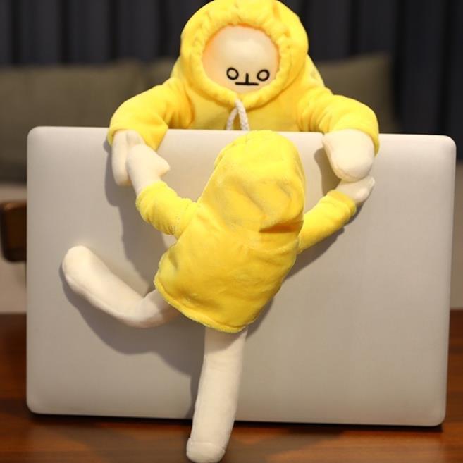 Người Chuối Gấu Nhồi Bông Trầm Cảm-Banana Man Bông Cô Đơn Tạo Nhiều Kiểu Dáng kích cỡ 18~40cm