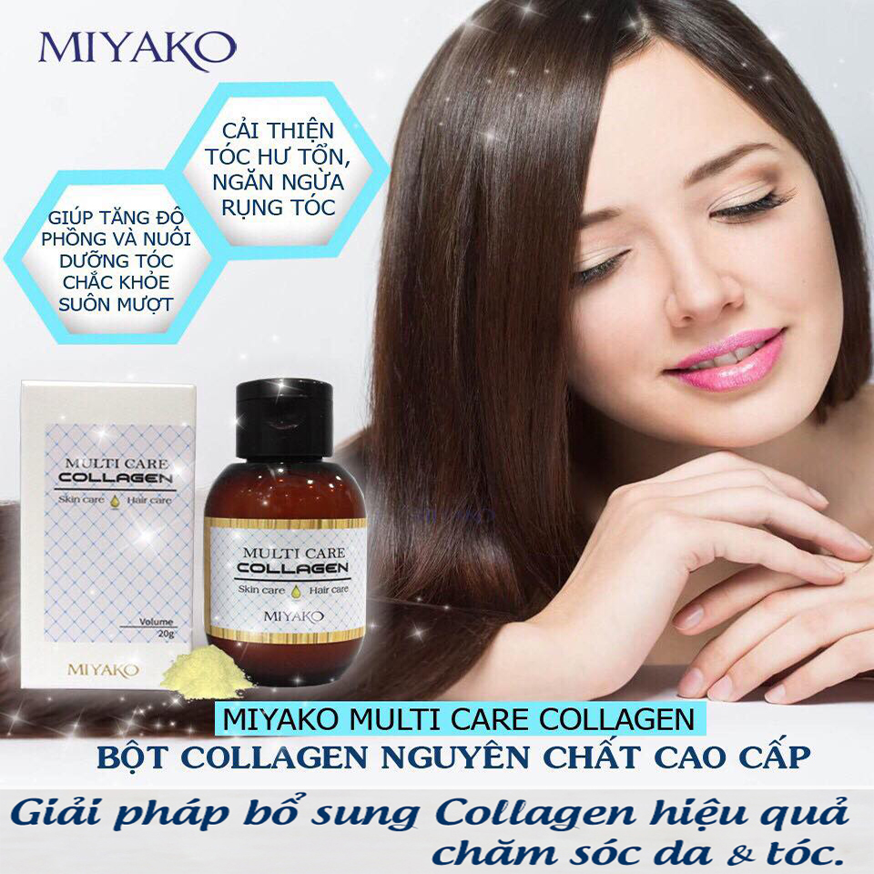 Bột Collagen Nguyên Chất Dưỡng Da Và Tóc MIYAKO Hàn Quốc