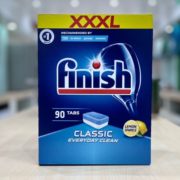 Viên rửa bát tổng hợp FINISH 100 viên hương chanh