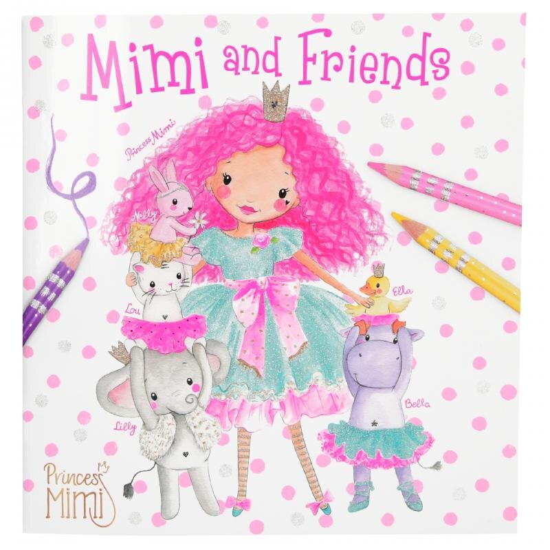 BST thiết kế thời trang Princess Mini and Friends Colouring Books TOPMODEL TM010623