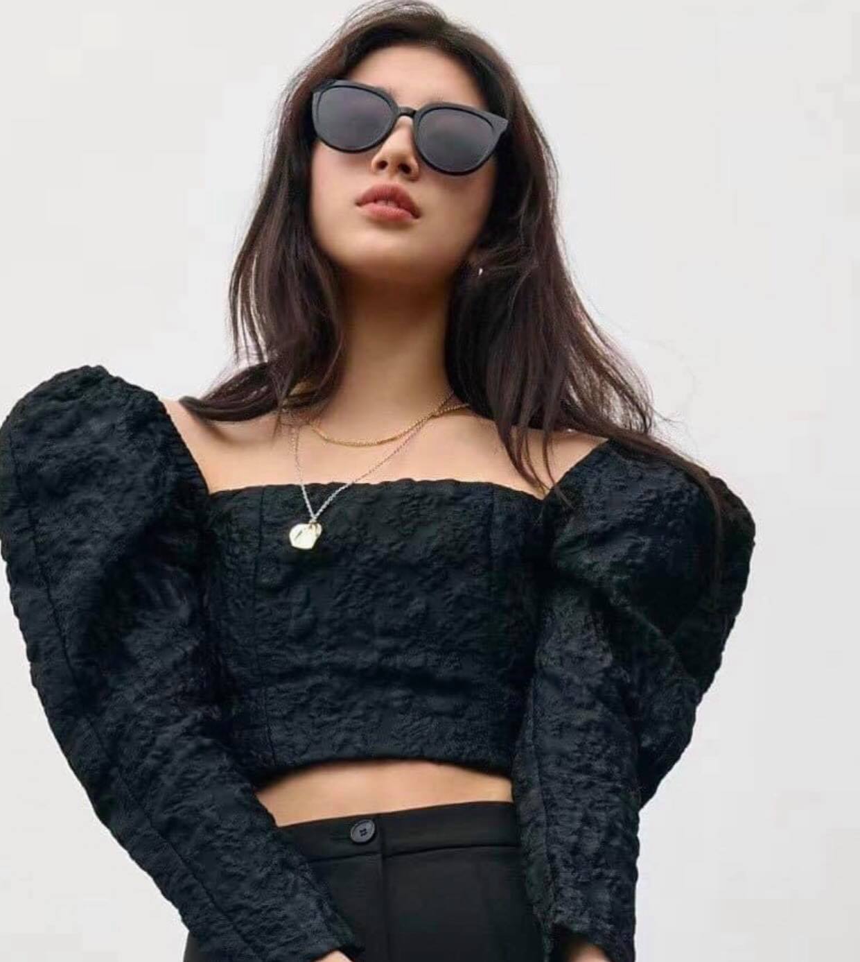 Kính râm Mắt Mèo Thời Trang Ulzzang Phong Cách Hàn Quốc