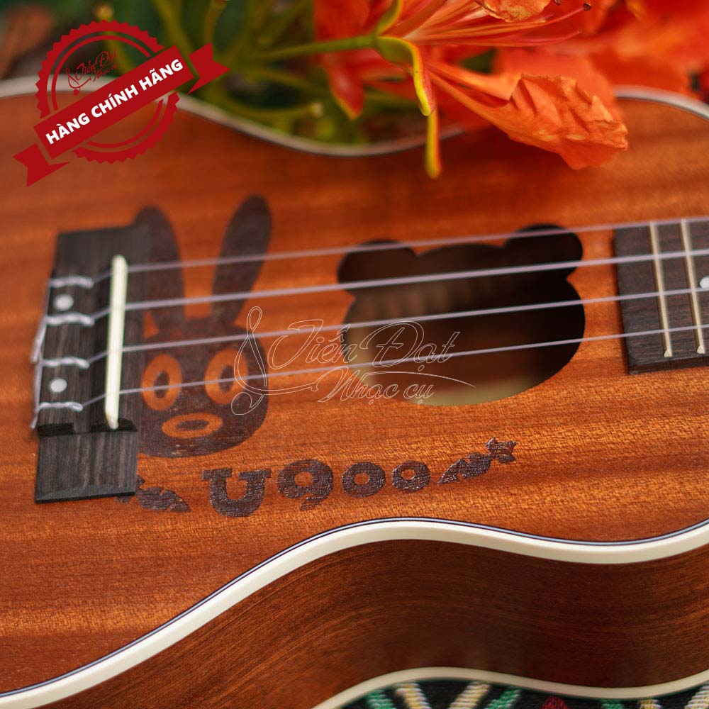 Đàn Ukulele Concert CHARD U-24CT, Gỗ Sapele, Âm thanh trong trẻo - Hàng Chính Hãng