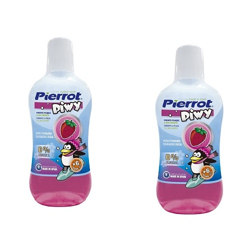 [ Tặng 1 hộp tăm răng Care4u ] Nước súc miệng hương dâu tây Pierrot dánh cho trẻ em 500ml