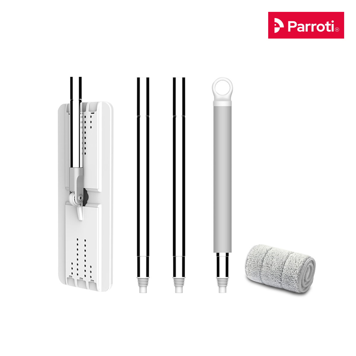 Cây Lau Nhà Thông Minh, Chổi Lau Nhà 360 Độ Đa Năng - Parroti MOP-PR01