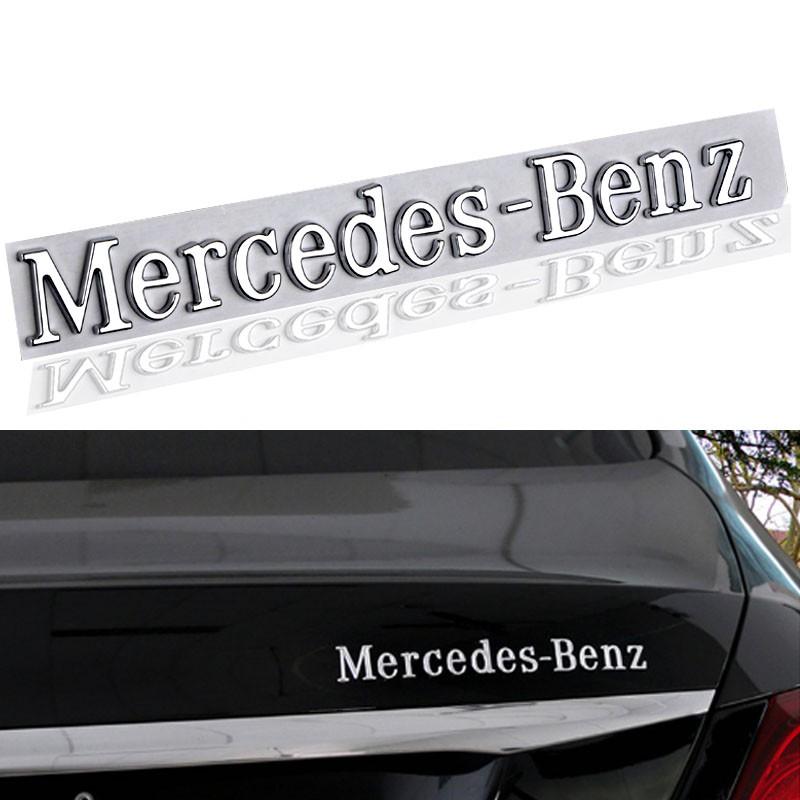 Tem Chữ Nổi Mercedes-Benz Dán Trang Trí Xe - Hot