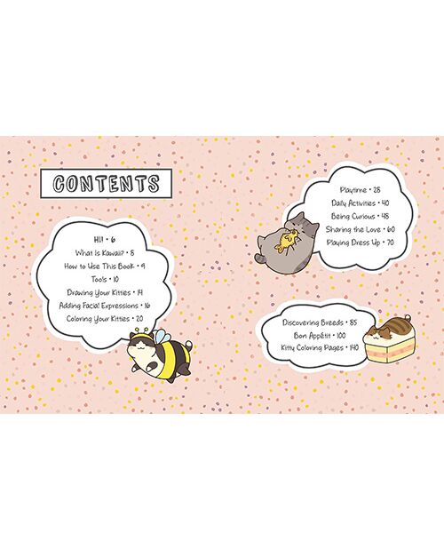 Kawaii Kitties By  Olive Yong