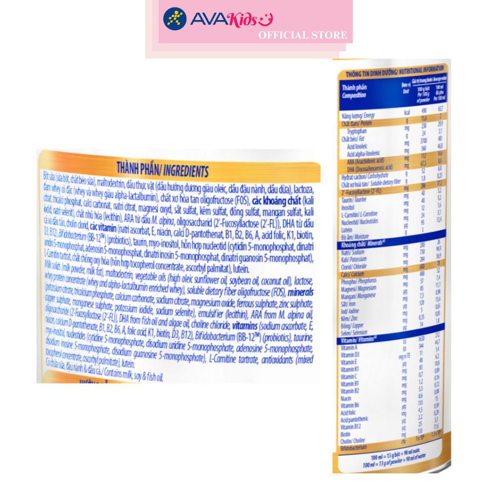 Sữa bột Vinamilk Optimum Gold số 2 800g (6 - 12 tháng)