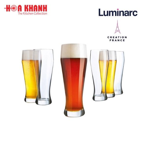 Ly Bia Thủy Tinh Luminarc Brasserie 285ML &amp; 425ml - J5184 &amp; J5185 - Bộ 6 ly