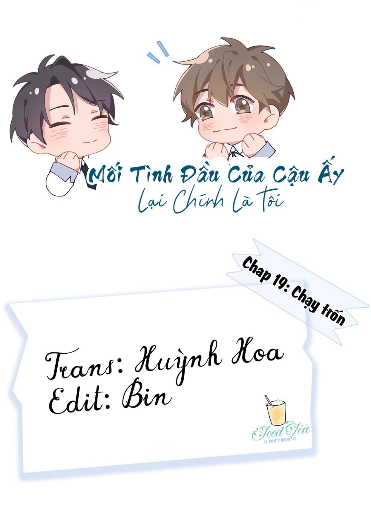 mối tình đầu của cậu ấy lại chính là tôi chapter 19 1