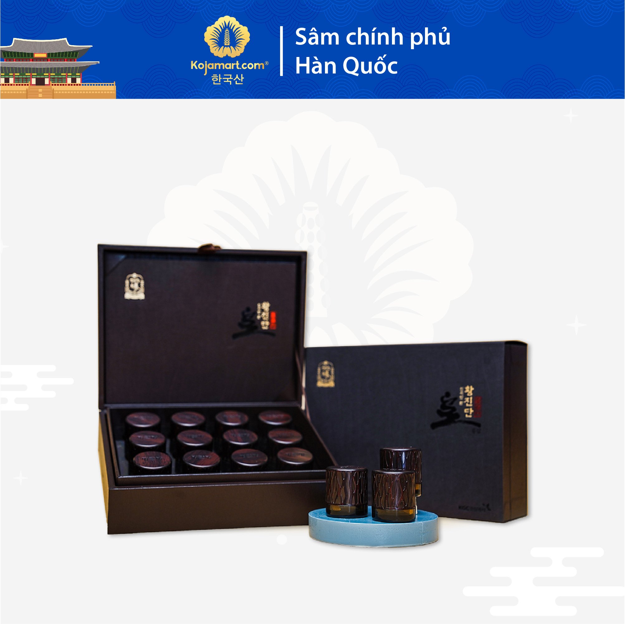 Linh Đan Hồng Sâm Chính Phủ KGC Cheong Kwan Jang Cao cấp Hộp 30 viên