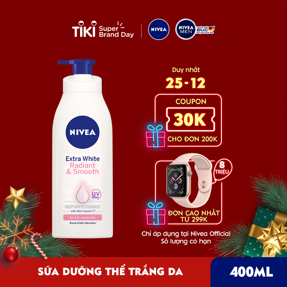 Sữa Dưỡng Thể Trắng Da Nivea 400ml - 83807