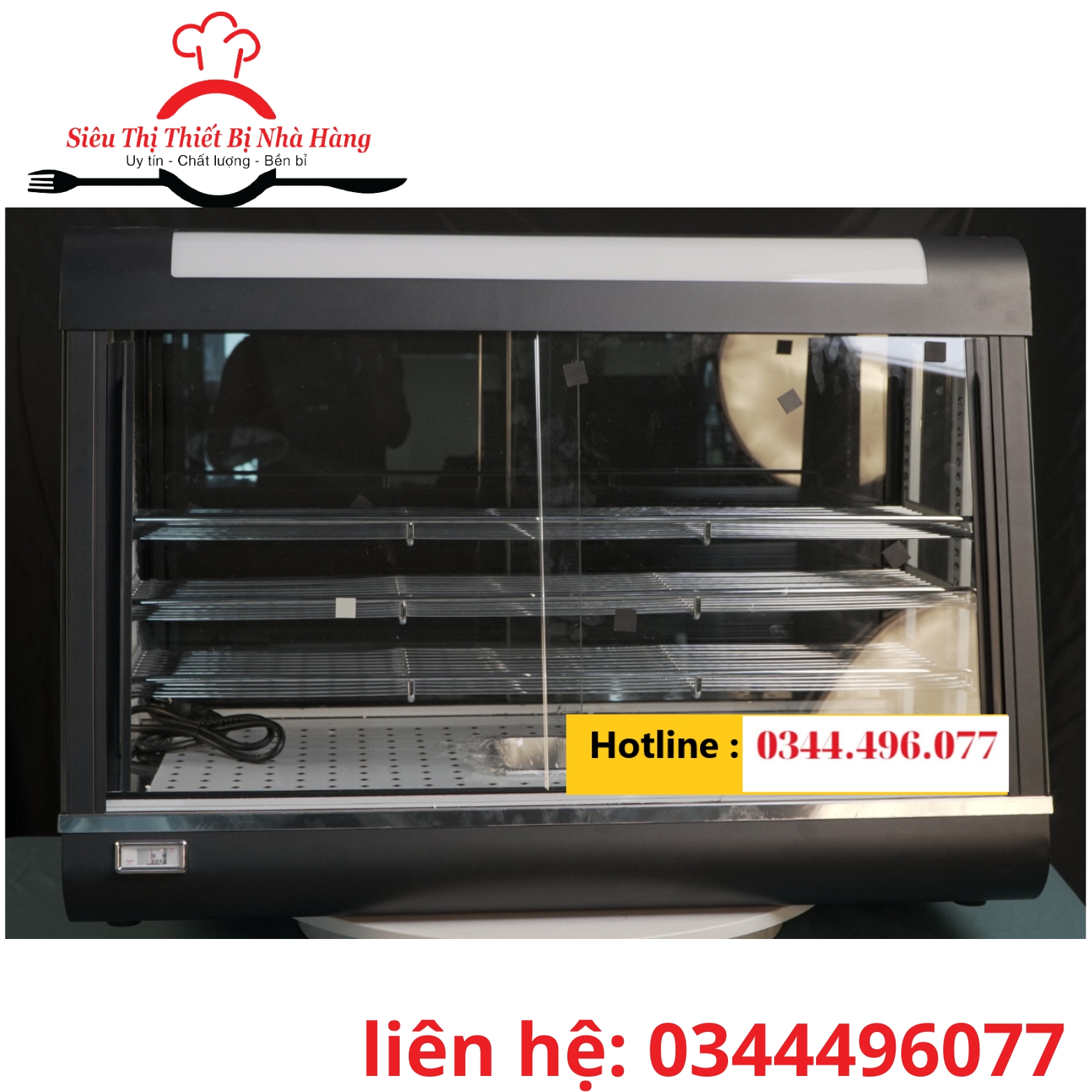 Tủ giữ nóng thực phẩm chiên rán kính vuông , tủ giữ nóng gà rán KFC- khoai tây chiên cao cấp .