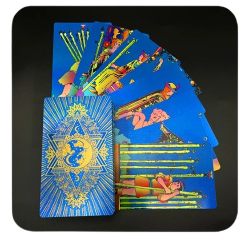 (Size Gốc) Bộ Bài Gold Foil Tarot Hộp Gập