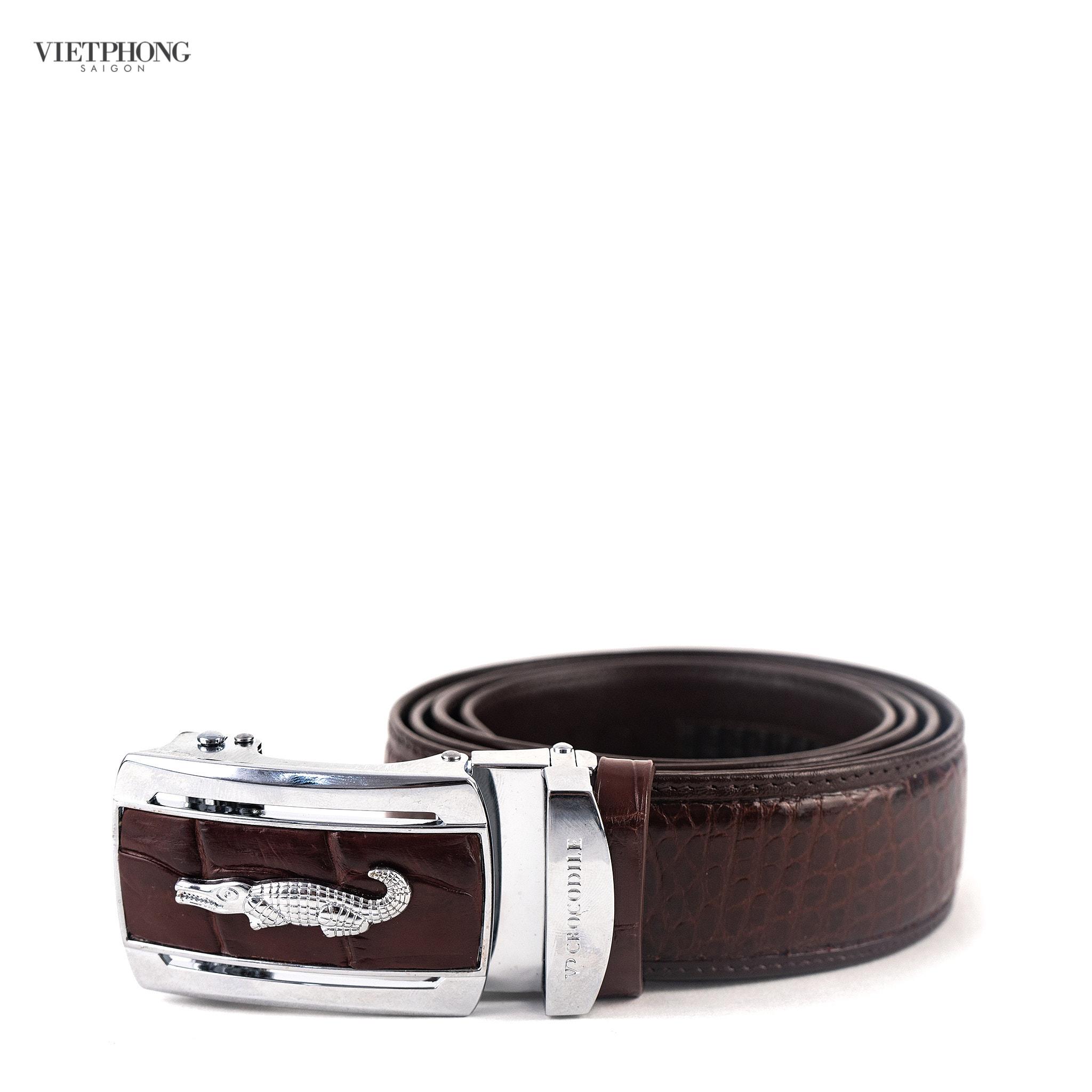 Thắt lưng da cá sấu nam VIETPHONG The Belt NI2000HM