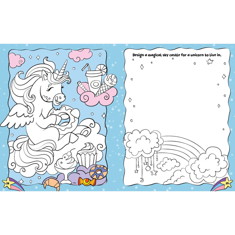 Sách Unicorn - Puffy Sticker Book