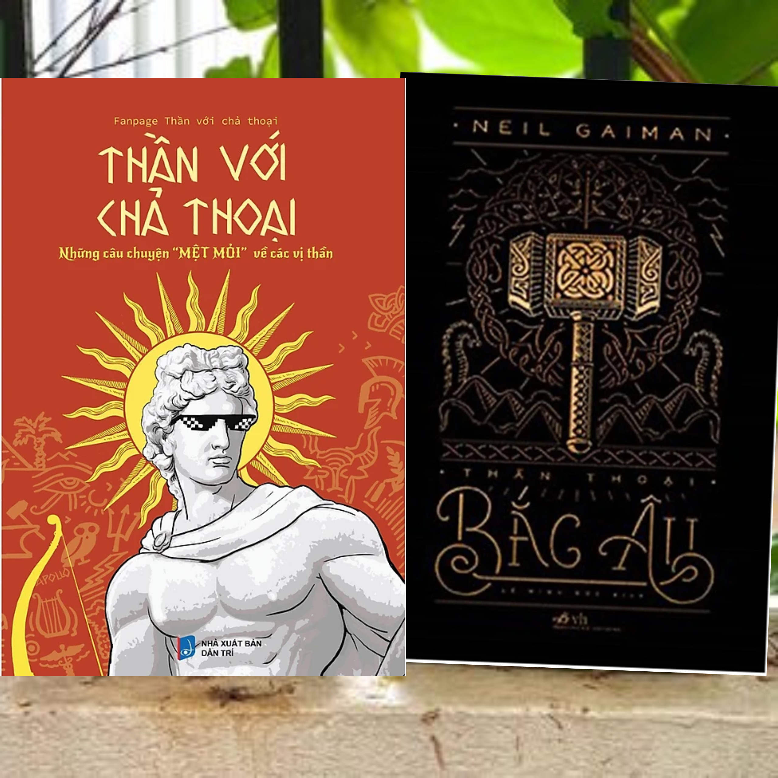 Combo 2 cuốn sách thú vị về các vị thần: Thần Thoại Bắc Âu + Thần Với Chả Thoại
