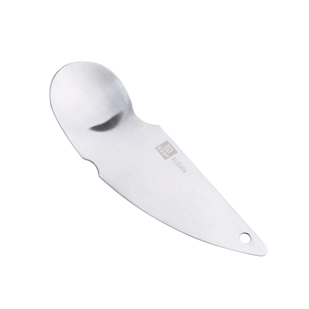 Multi-function Fruit Cutter Kiwi Slicer Stainless Steel Spoon Scoop Peel Blade Scoop Home