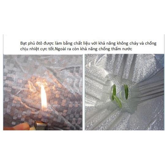 Bạt phủ ô tô cao cấp tráng nhôm bạc cho các dòng xe