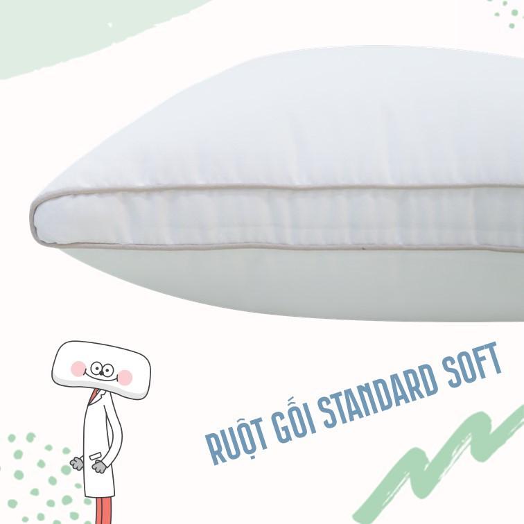 Ruột gối STANDARD SOFT 45*65 (PHIÊN BẢN NÂNG CẤP CỦA GỐI TRUYỀN THỐNG LOẠI CAO)