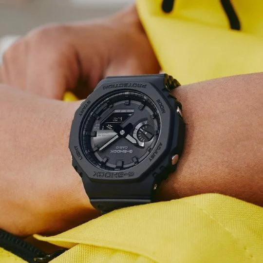 Đồng Hồ Nam Dây Nhựa Casio G-Shock GA-B2100-1A1DR Chính Hãng - Pin Năng Lượng Mặt Trời - GA-B2100-1A1 Bluetooth