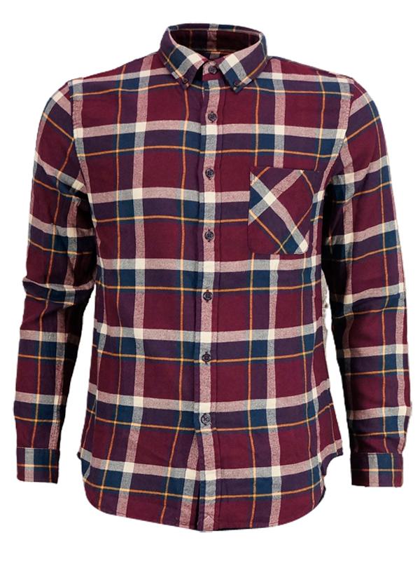 Áo Sơ Mi Tay Dài Empolham Cotton Flanel Plaid Shirt - SIZE 95