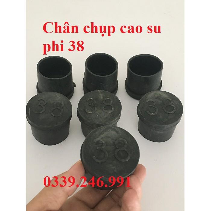 Bộ 20 chiếc chân đế, chụp cao su bịt chân bàn ghế, ống  hộp phi 38_bịt ngoài