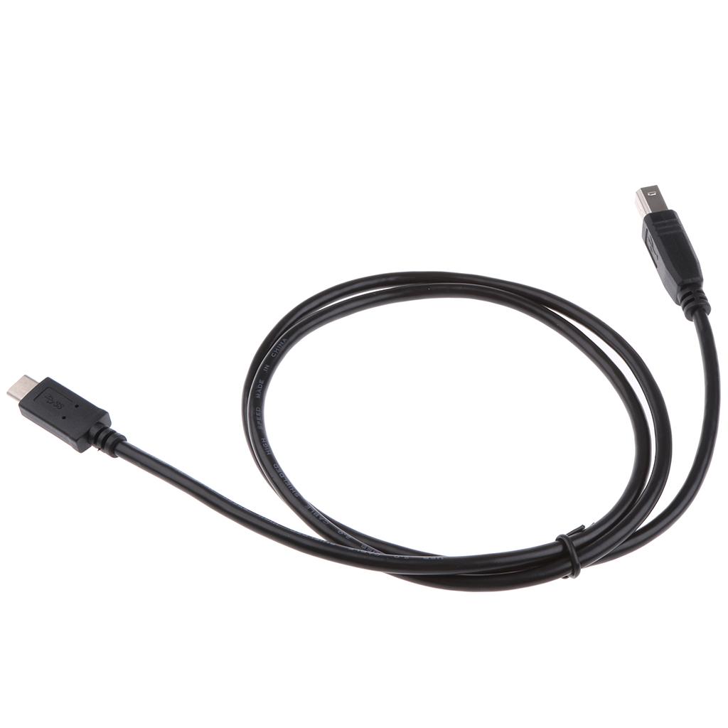 USB Type-c to USB2.0 Type-B Male Data Charge Printer Printing Cable Cord