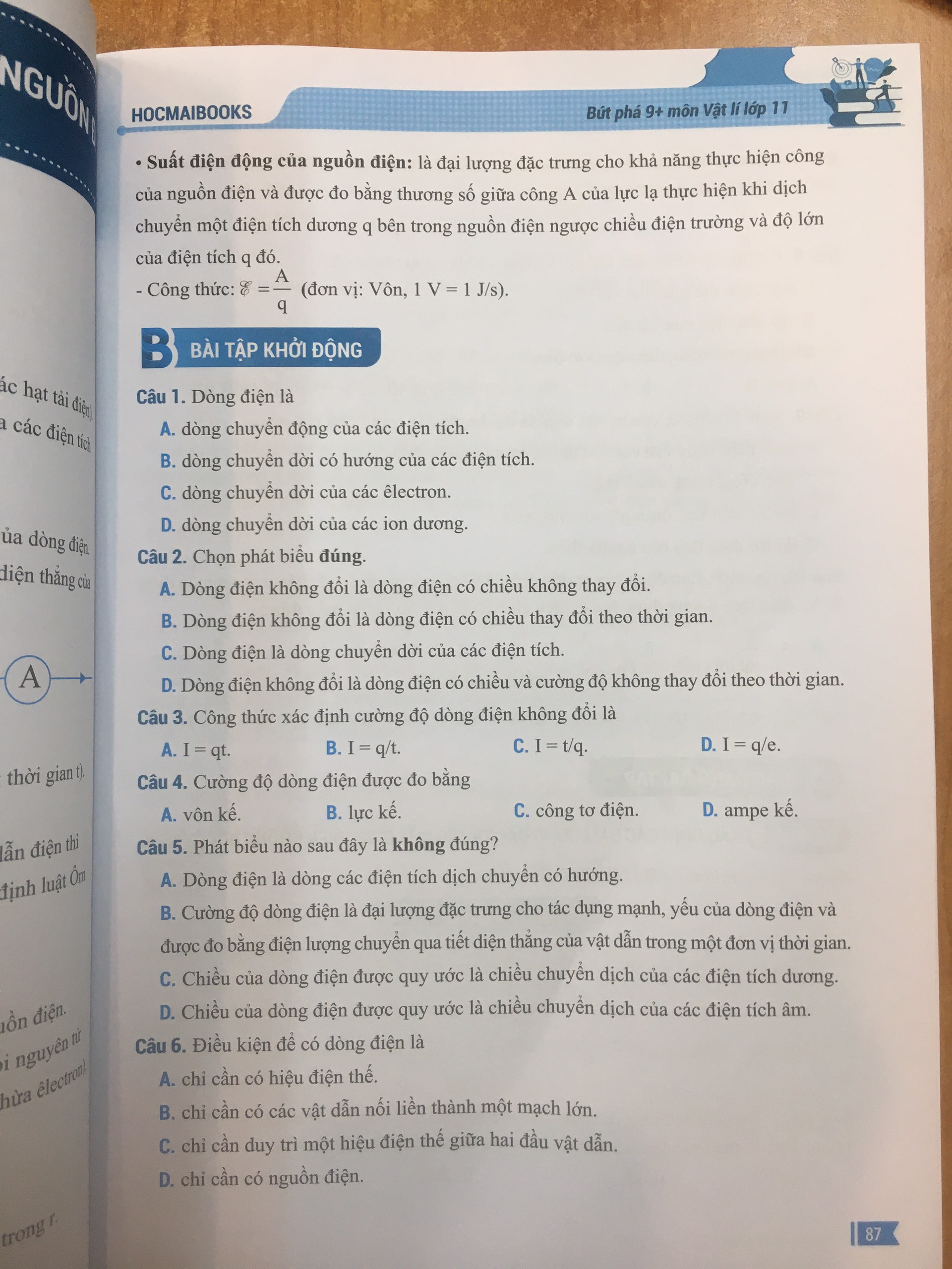 Sách Bứt phá 9+ môn Vật lí lớp 11