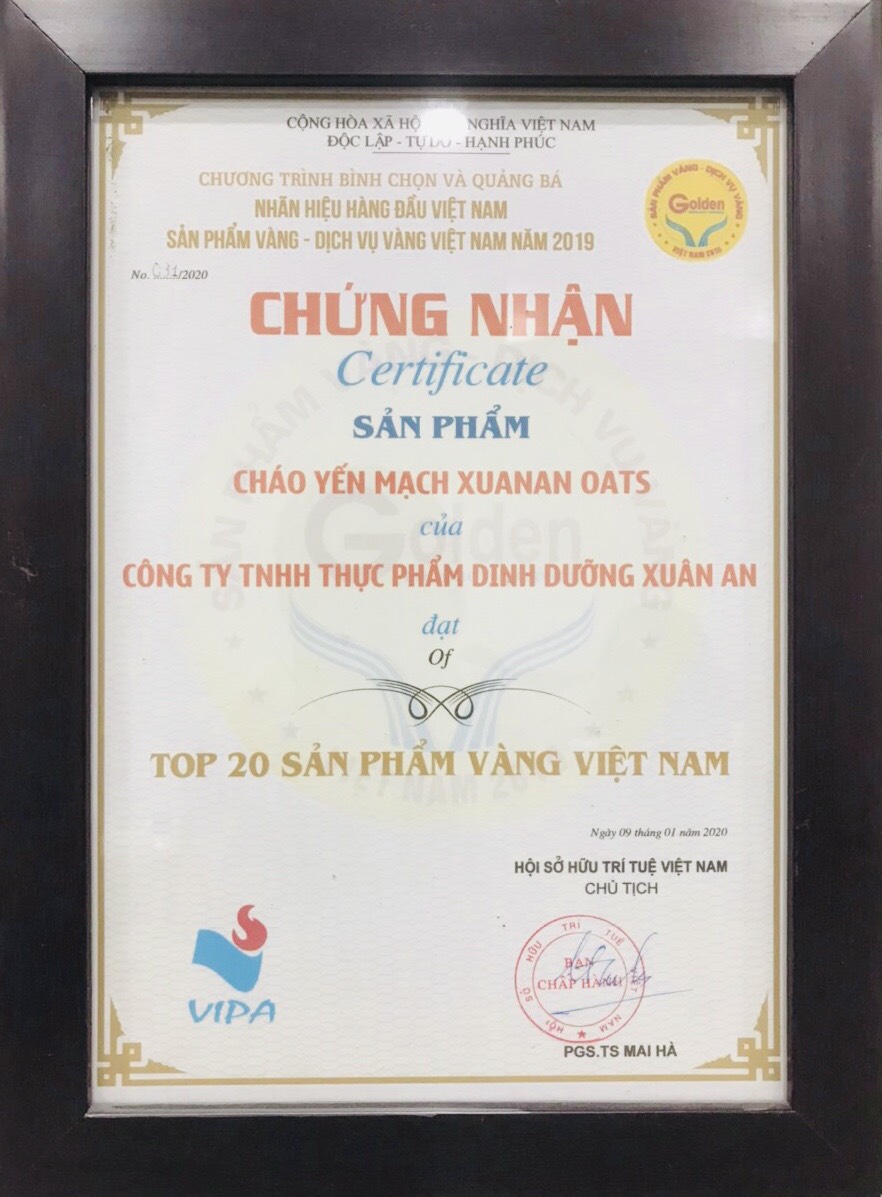 Cháo Yến Mạch Thịt Gà Xuân An Gói 40G (Mua 6 Gói Tặng Kèm 1 Gói Cháo Thịt Gà &amp; Đông Trùng Hạ Thảo 40G)