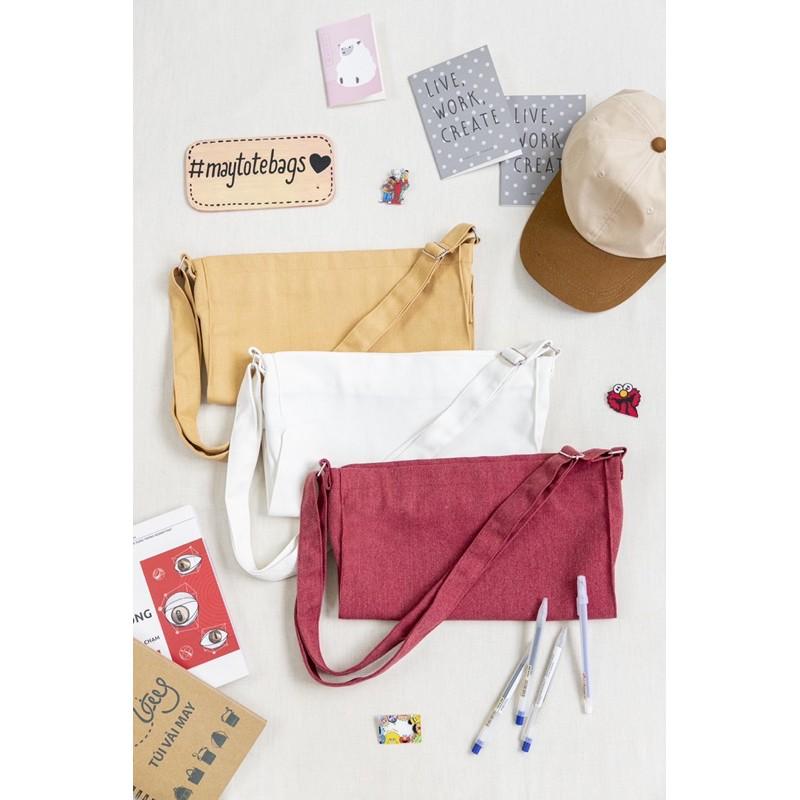 Túi vải trơn đeo chéo - May’s Tote Bag