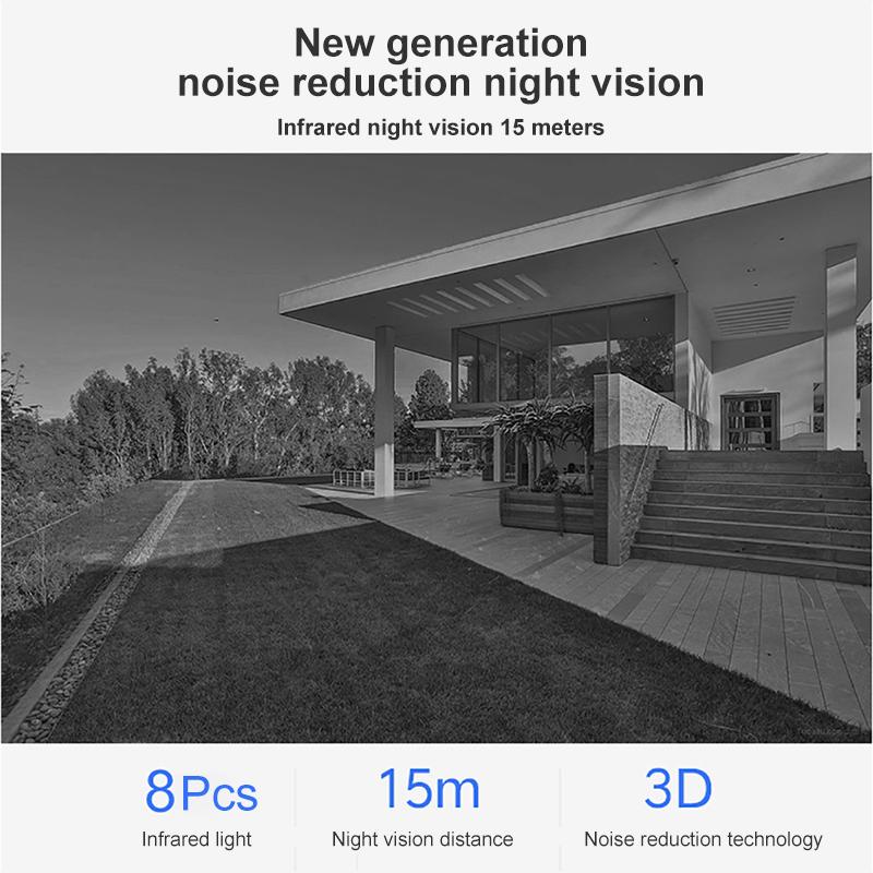 Máy ảnh ngoài trời P1 thông minh 1296p 270 ° PTZ Xoay WiFi Webcam Humanoid Phát hiện camera an ninh không thấm nước cho Xiaomi Mihome Ứng dụng Màu sắc: Với đèn LED 64G
