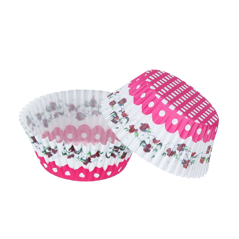 100 Khuôn Giấy Lót KETILO Giấy Mềm Cao 3cm Lót Cupcake, Bánh Hấp, Bánh Nướng Nhiều Màu, Hình-CHÍNH HÃNG( Giao Ngẫu Nhiên) CC1