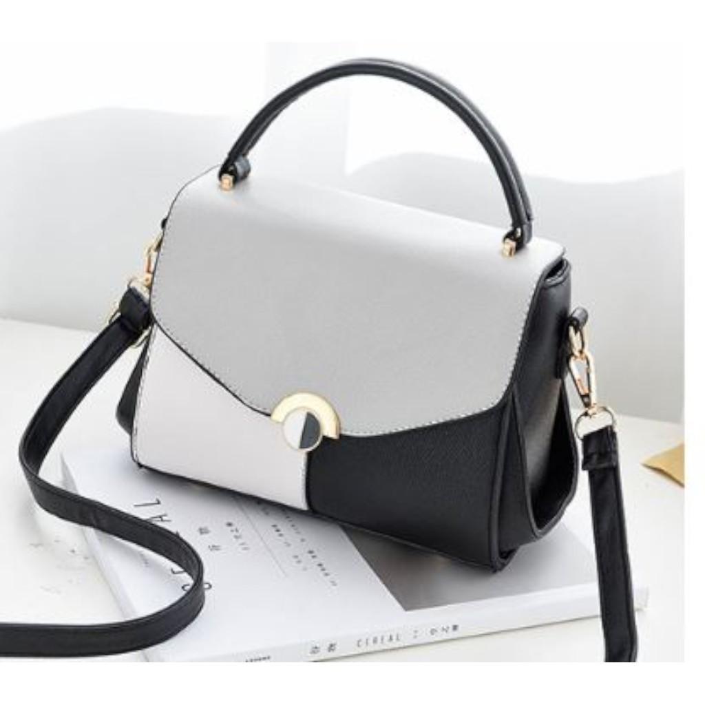 Túi Đeo Chéo/Túi Xách Nữ Phối Màu Cá Tính Hàn Quốc Size 22CM