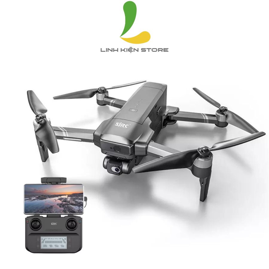 Flycam SJRC F22S 4K Pro - Thiết bị bay có chống rung 2 trục cùng tính năng cảm biến va chạm trước bằng laser , khoảng cách truyền hình ảnh lên đến 3500m - Hàng nhập khẩu