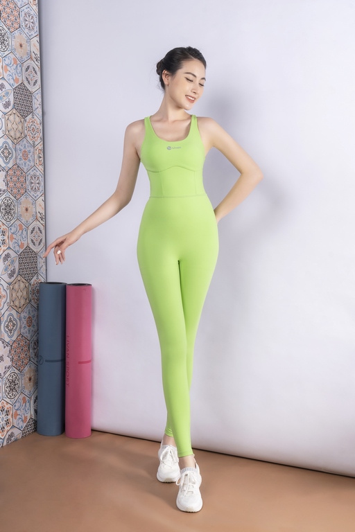 Set Đồ Tập Gym, Yoga Jumpsuit Tiara Livan Sport Cao Cấp