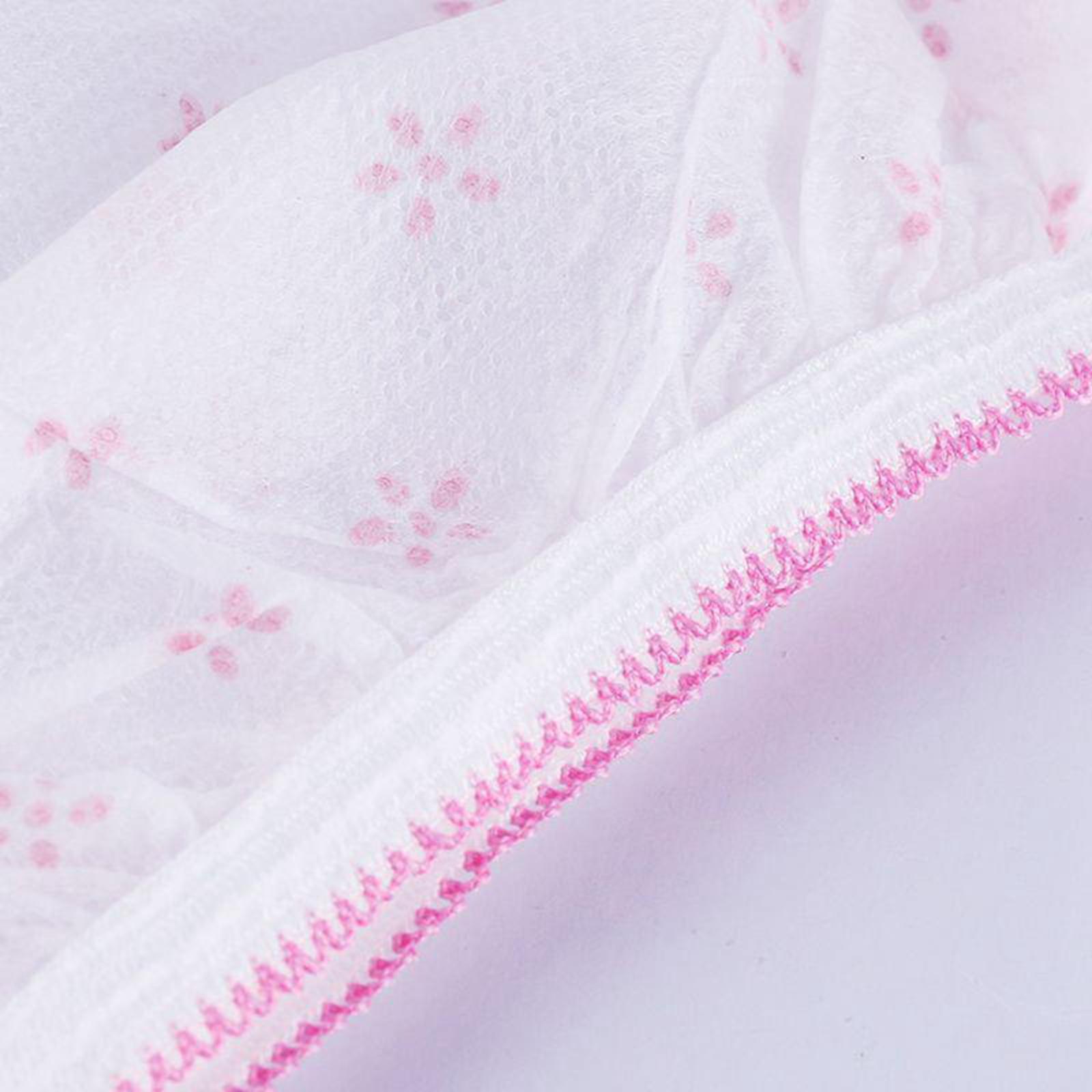 7Pcs Disposable Nonwoven Underwear, Handy Briefs Soft Women Breathable Lightweight Disposable Briefs Disposable Panties for SPA, Camping, Hotel