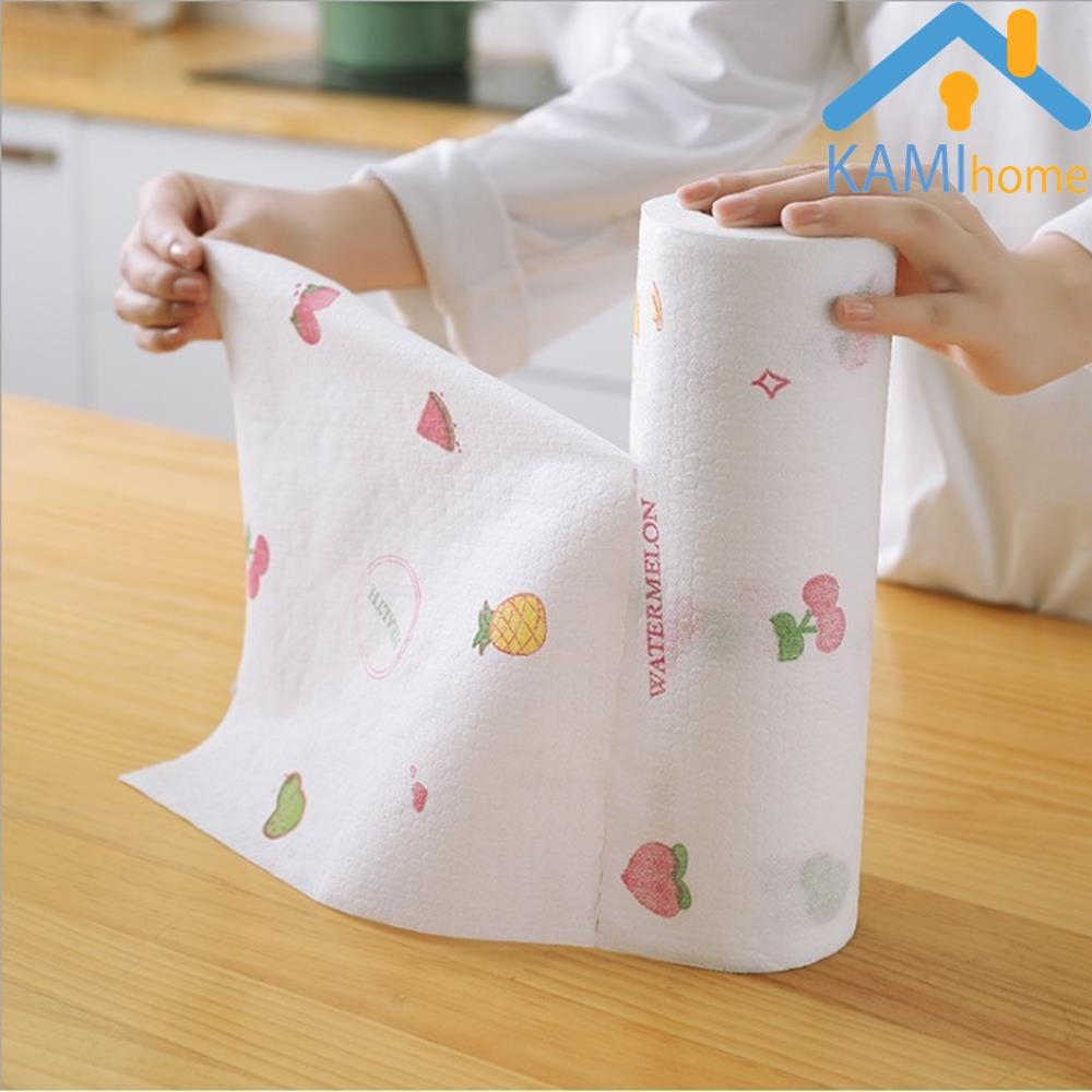 Giấy lau bếp đa năng in hình (Có bán kèm Cọc gỗ) - Dạng Cuộn 20cm mã 70031