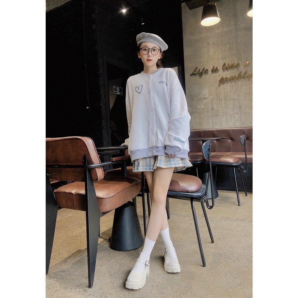 Áo Cardigan THÊU TIM NAM NỮ Unisex, ÁO KHOÁC NỈ,ÁO HOODIE NỮ