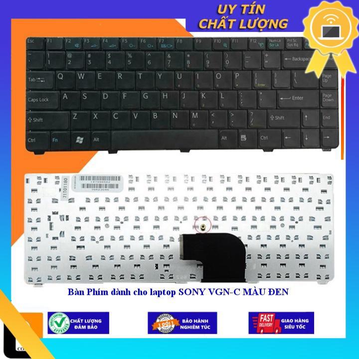 Bàn Phím dùng cho laptop SONY VGN-C MÀU ĐEN - Hàng Nhập Khẩu New Seal