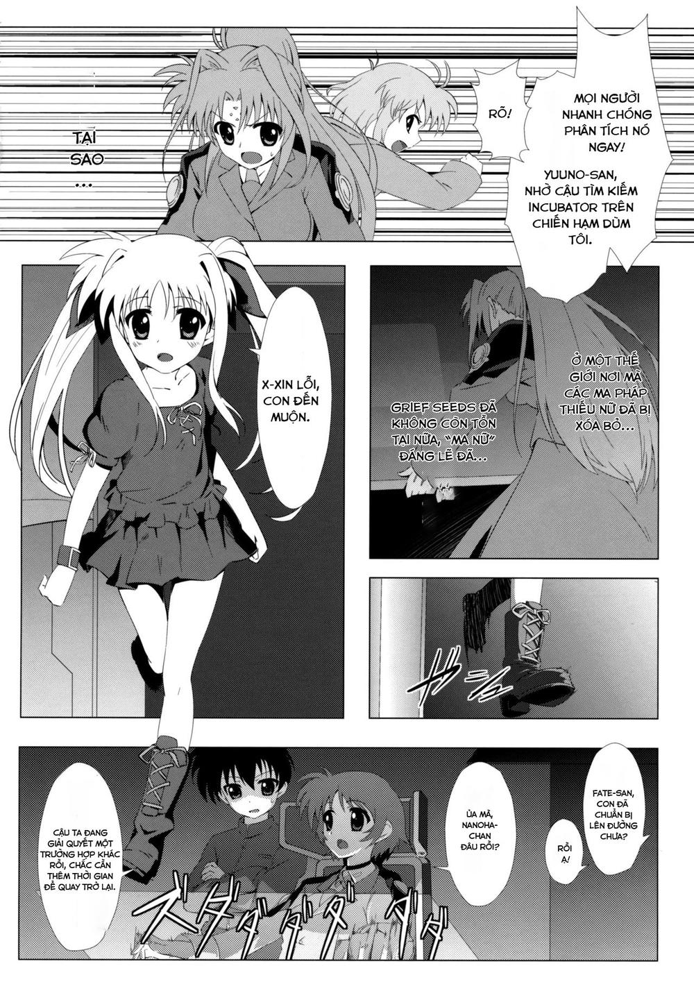 mahou shoujo lyrical nanoha x madoka (crossover) chapter 2 3