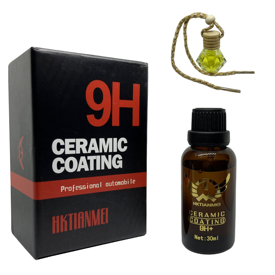 Dung dịch phủ Nano Ceramic Coating 9H 30ml - Tặng 1 lọ tinh dầu treo ô tô