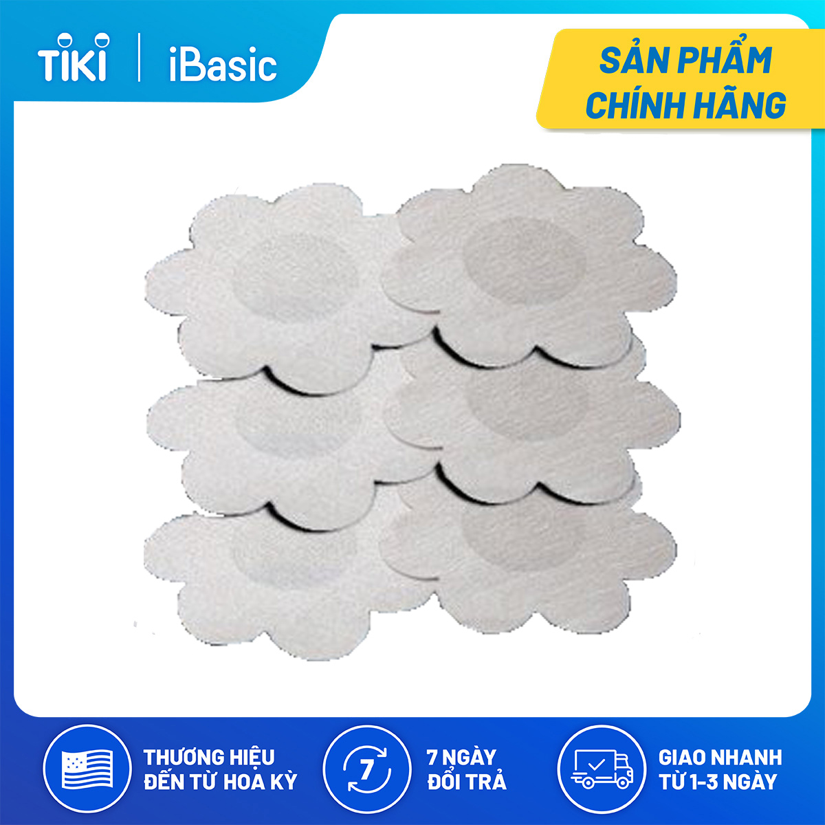 Dán đầu ngực vải iBasic PK067