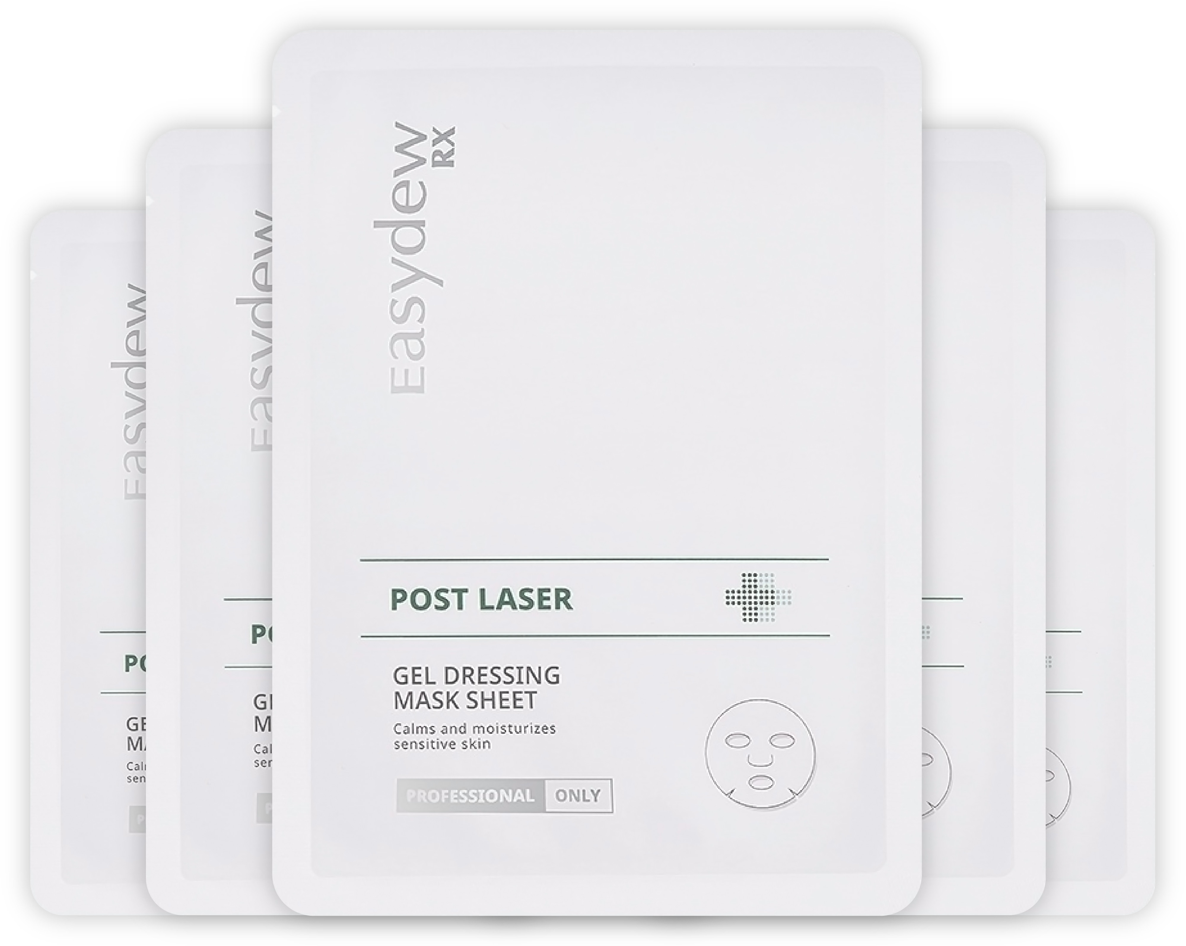 Mặt Nạ Cấp Ẩm Phục Hồi Dành Cho Da Nhạy Cảm Da Sau Laser Easydew RX Post Laser Gel Dessing Mask Sheet 38ml Hộp/ 5 Miếng