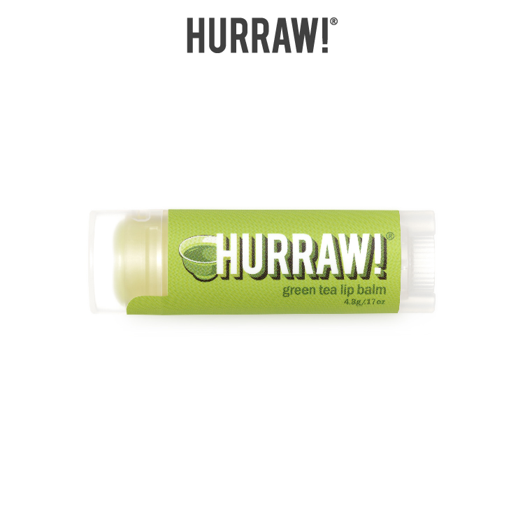 Son dưỡng môi Hurraw! Balm - Hương Trà Xanh 4.8g/.17oz