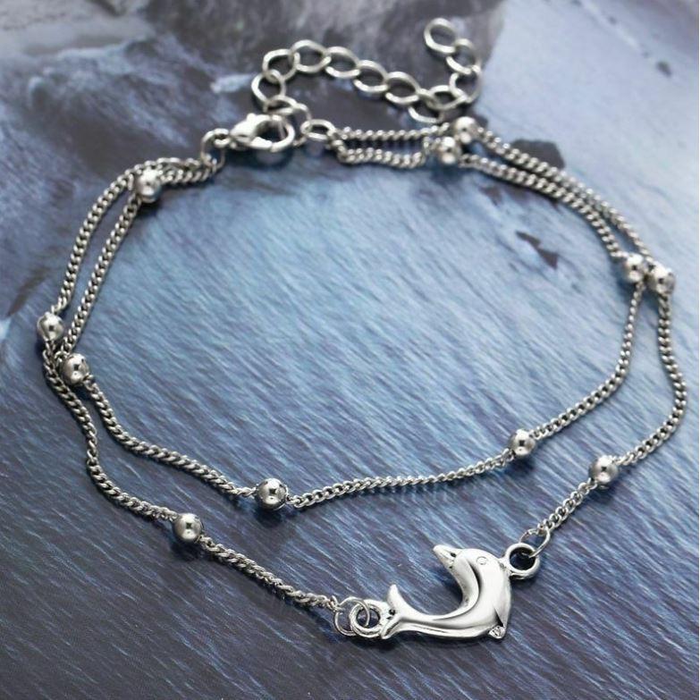 Lắc chân nữ - cá heo ️ ƯU ĐÃI TOÀN SHOP ️ Bạc 925 sáng bền, thiết kế tinh tế phù hợp mọi phong cách, sự kiện