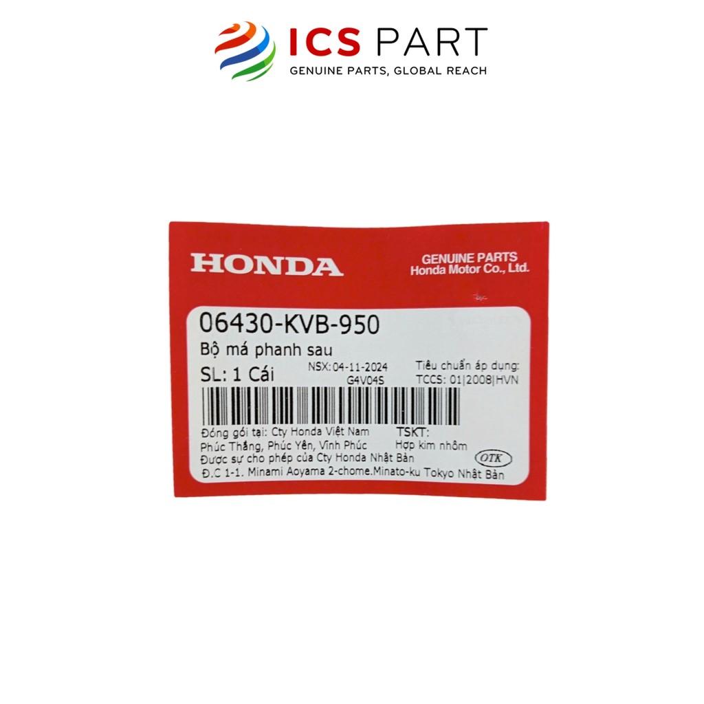 Bộ Má Phanh Sau HONDA Air Blade 110, Click 110, Lead 110 (06430KVB950)