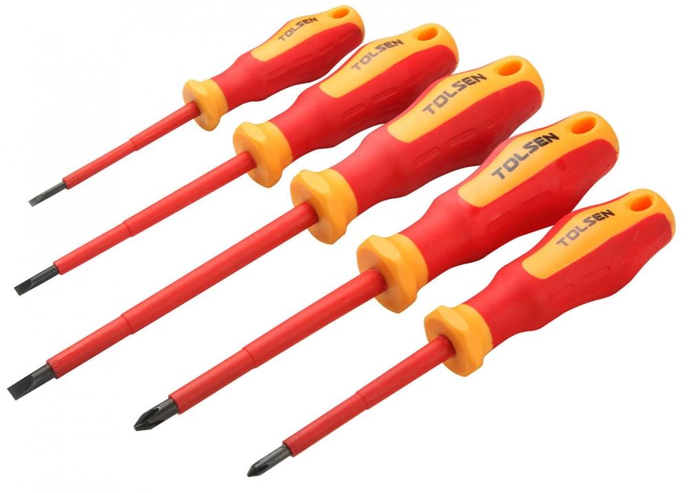 BỘ VÍT CÁCH ĐIỆN 5 CÂY TOLSEN 38012 - HÀNG CHÍNH HÃNG
